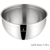Resim Sofram 28 CM Çelik Kase 7.30 Litre 