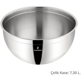 Resim Sofram 28 CM Çelik Kase 7.30 Litre 