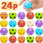 Resim 24 Adet Mini Fidget Spinner Futbol Topları, Karışık Renkler - Cadılar Bayramı, Noel Hediyeleri, Sınıf Oyuncakları, Erkek ve Kız Çocukları için Doğum Günü Hediyeleri, Futbol Oyuncakları, Ödül, Rastgele Renkler 
