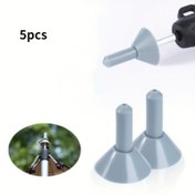 Resim 5P'ler Yıldırım Koruma Kapağı, Çadır Destek Direği, Üst Pimi, Yıldırım Koruma Kapağı, Dış Mekan Kamp İzolasyon Plastik Koruyucu Kapağı, Güvenlik Kaskı 