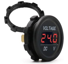 Resim OEM Dc Voltmetre 48V Yuvarlak 