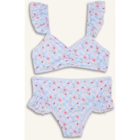Resim DeFacto 2'li Çiçek Desenli Turkuaz Bikini Kız Çocuk G7400A826HS 