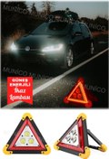 Resim Genel Markalar Acil Durumlarda Yüksek Performans Sunan Şarj Edilebilir Güneş Enerjili LED İkaz Lambası 