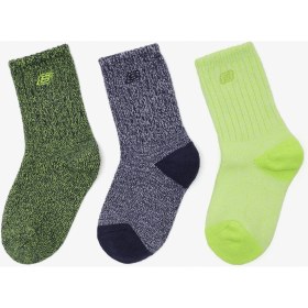 Resim Skechers Non Terry Crew - 3'Lü Paket Çocuk Çorap Büyük Erkek Çocuk Mavi Çorap S600808-463 