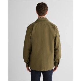 Resim Gant Erkek Yeşil Oversize Fit Fermuarlı Logolu Gömlek 3824313T.301 