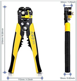 Resim Otomatik Kablo Soyma Ve Sıyırma Pensesi 9 İnç - Kablo Sıyırma Pensesi 