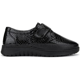 Resim Tamer Tanca Kadın Hakiki Deri Siyah Casual Ayakkabı 1053 7504 Bn Ayk Sk24-25 Sıyah Bnklı Siyah 