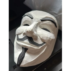 Resim Guy Fawkes Maskesi – Anonymous Maske (Gerçek Boyut Cosplay – 3D Baskı) 