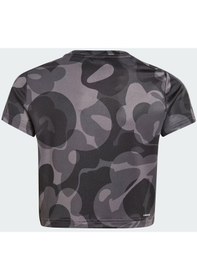 Resim Adidas Essentials Aeroready Seasonal Print Crop Çocuk Tişört C-adııa3021c40a00 Siyah 