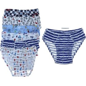 Resim Tutku 0255 Erkek Çocuk Elastan Slip Külot 6 Adet 