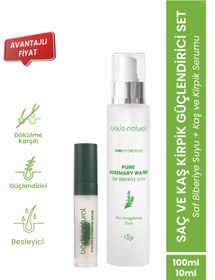 Resim Bade Natural Biberiye Suyu Saç Toniği & Biberiye Yağı Kaş ve Kirpik Serum 