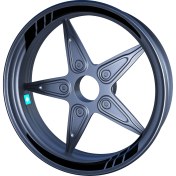 Resim Çınar Extreme Moto Gp Jet Siyah Iç Jant Şeridi Sticker Çınar Extreme 