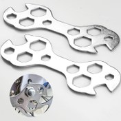 Resim Zincir Aracı 8 Boyutlu Çok Fonksiyonlu Taşınabilir 8-17mm Mükemmel Tasarım Bisiklet Tamir Anahtarı, Bisiklet Tamir Aracı 