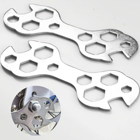 Resim Zincir Aracı 8 Boyutlu Çok Fonksiyonlu Taşınabilir 8-17mm Mükemmel Tasarım Bisiklet Tamir Anahtarı, Bisiklet Tamir Aracı 