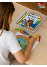 Resim Kids Pastel Boya Çantalı 24'lü 24 Renk 