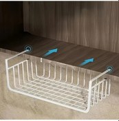 Resim Globalbloom Beyaz Masa Altı Askılı Sepet Çok Katlı Düzenleyici 