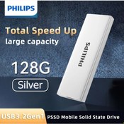 Resim Sinuoshop Philips Taşınabilir Ssd 128gb 1050mb/s Hız Usb 3.2 Oyun Ve Profesyonel Depolama 