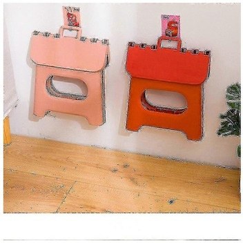 Katlanabilir Ağır Hizmet Tipi Basamaklı Tabure - Mutfak, Garaj Ve İç/dış Mekan Aktiviteleri İçin İdeal S Kırmızı