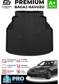 Resim S-dizayn Mercedes C180 W204 3d Pro Bagaj Havuzu 2007-2014 A+ Kalite 