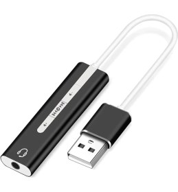 Resim 5072 7.1 USB Harici Ses Kartı 3.5 mm Çevirici Dönüştürücü Ses Kartı 