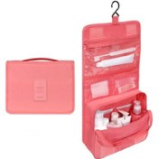 Resim Seyahat Yıkama Çantası Çok İşlevli Su Geçirmez Kozmetik Saklama Çantası Lacivert 