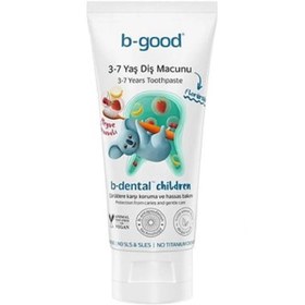 Resim B-Good Florürsüz Çocuk Diş Macunu 3-7 Yaş 50 ml 