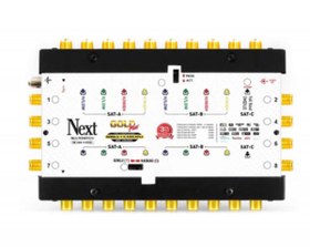 Resim Next YE-10\u002F8 Hybrid Sonlu ve Kaskatlı Bir Arada Gold Plus Multiswitch Uydu Santrali 