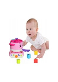 Resim Sıla Bebek İle Pilli Işıklı Ve Sesli 8 Parça Sevimli Mutfak Seti- Pembe 