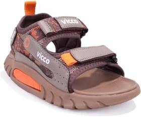 Resim Vicco Konan 332F26Y179 Kahve Ortopedik Günlük Erkek Çocuk Spor Sandalet 