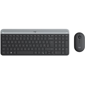 Resim Logıtech Mk470 Klavye+ Mouse Kablosuz Siyah 920-009435 