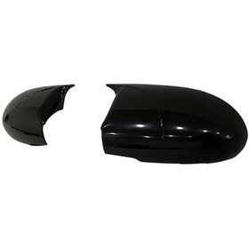 Resim Ebal Otomotiv Hyundai Accent Era 2005-2011 Piano Black Batman Yarasa Ayna Kapağı 