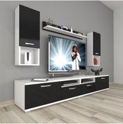 Resim Decoraktiv Eko 5220da Slm Tv Ünitesi Tv Sehpası - Beyaz - Siyah 