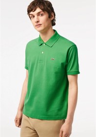 Resim Lacoste Erkek Klasik Pike Kumaş Polo T-shirt Açık Yeşil 