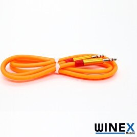 Resim Winex AX42 GFZ 3.5 MM Aux 1 M Turuncu Kablo 