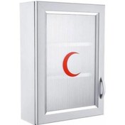 Resim Ecza Dolabı Kapaklı PVC İlk Yardım Dolabı 50x35x16 CM 159 