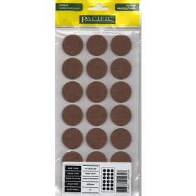 Resim Hamadex Yapışkanlı Keçe, Keçe – 30 mm – 21 Adet Zemin Koruyucu & Mobilya Altı Ses Önleyici Kahverengi Siyah Gri Beyaz 4 Ayrı Renk Seçenegi 