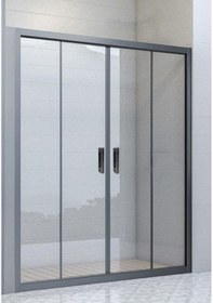 Resim Durul Duşakabin Ön Cephe 5Mm Şeffaf Cam H:190CM (548729223) Şeffaf 