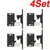 Resim Sunshine011 8 Adet Pvc Çekmece Kilidi 10 Kg Kuvvet Kamp Ofis Dolap Kilit Vidası Bant 