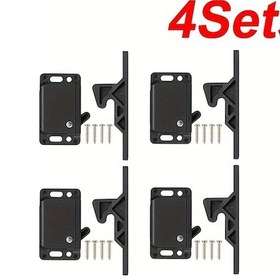 Resim Sunshine011 8 Adet Pvc Çekmece Kilidi 10 Kg Kuvvet Kamp Ofis Dolap Kilit Vidası Bant 