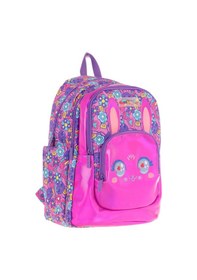Resim Kaukko Kids Tavşan Şekilli Kız Çocuk Dört Gözlü Okul Çantası - L5220 Pembe 
