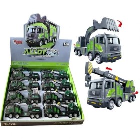 Resim YH-711-50A Sürtmeli Metal 1:50 Füme Vinç ve 