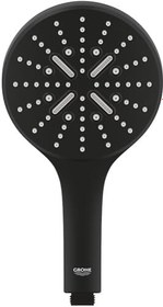 Resim Grohe El Duşu 3 Akışlı 13 cm SmartActive Phantom Black - 22127KF0 