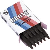 Resim Brons Tebeşir Yuvarlak Yağlı Siyah 12 Lİ BR-251 