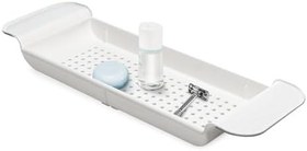 Resim Madesmart 79015 raf için uzatılabilir küvet plastik beyaz 55 x 17 x 5 cm 