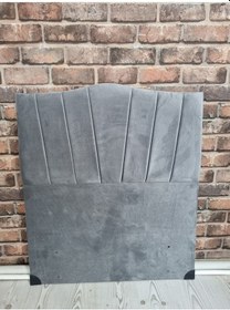 Resim Emba Mobilya Papatya Tek Kişilik Baza Başlığı Antrasit 120 CM 