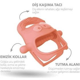Resim Mochi 2 İn1 Diş Kaşıyıcı Somon Somon 