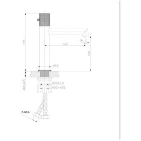 Resim Fm-2211 Krom Lavabo Bataryası Krom 