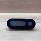 Resim Topnotch Siyah 2'li 1 Araç Saati Dijital Termometre Aydınlatmalı Lcd Ekran Araç Aksesuarı 