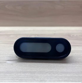 Resim Topnotch Siyah 2'li 1 Araç Saati Dijital Termometre Aydınlatmalı Lcd Ekran Araç Aksesuarı 