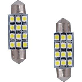 Resim Fardoktoru Bmw E36 Beyaz LED Plaka Ampulü 39MM Sofit 